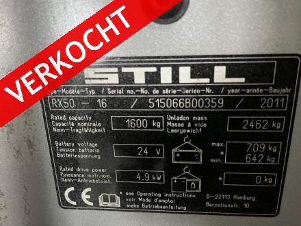 STILL RX50-16 Elektrische heftruck