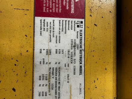 HYSTER A1.50XL Elektrische Heftruck